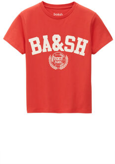 T-shirt met logo Ioni  rood - S (FR 1),M (FR 2),L (FR 3),