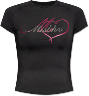 T-shirt met logo Misbhv , Black , Dames - L,M,S,Xs