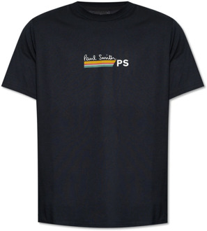 T-shirt met logo PS By Paul Smith , Blue , Heren - 2Xl,Xl,L,M,S
