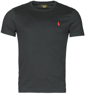 T-shirt met logo zwart - S