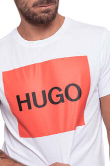 T-shirt met logoprint Wit