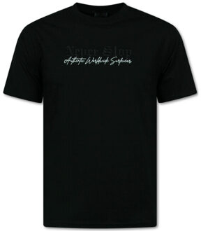 T-shirt met opdruk t-shirt grappig - maat XL Zwart