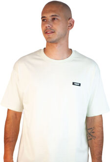 T-shirt met oversized korte mouwen voor heren 03560 - maat XL Beige