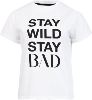 T-shirt met print Amapola  wit - S,M,L,XL,