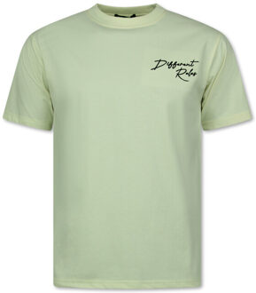 T-shirt met print oversized t-shirt Geel - XL