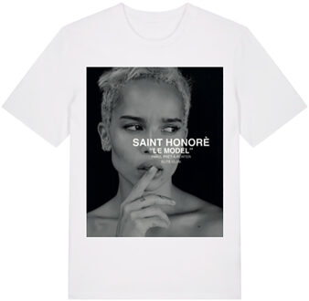 T-shirt met print Zoe  wit - S,