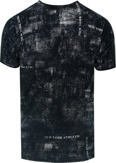 T-shirt met prints wassen - maat M Zwart