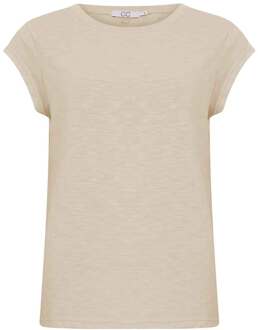 T-shirt met ronde hals Classic  naturel - XS,S,M,L,XL,