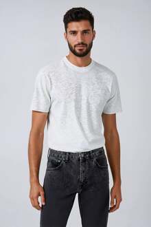 T-shirt Met Zak - Gebroken Wit - L