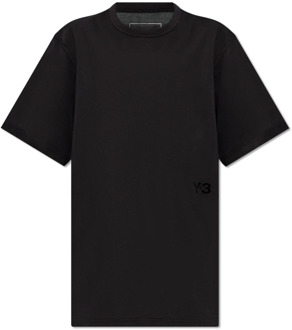 T-shirt met zakken Y-3 , Black , Dames - Xs,2Xs