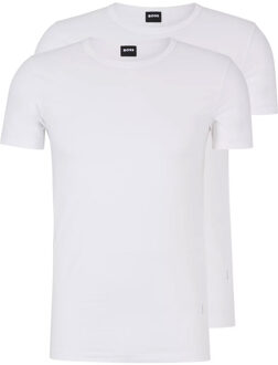 T-shirt Modern slim fit 2-pack wit - XL