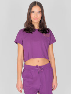 T-Shirt NB231037 NB Logo - maat L Paars