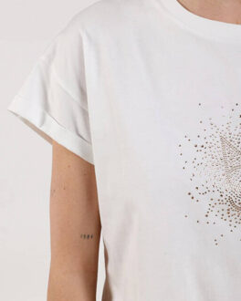 T-shirt nkf04008 vilamour Ecru - L