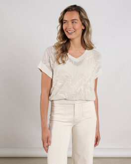 T-shirt nks01162 renza - maat XXXL Beige