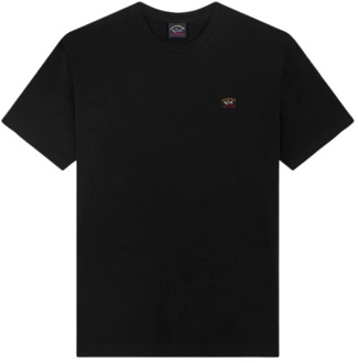 T-shirt Paul & Shark , Black , Heren - XL