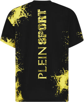 T-Shirt Plein Sport Splash Zwart - 2XL