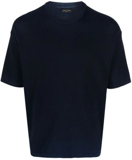 t-shirt Roberto Collina , Blue , Heren - L,M