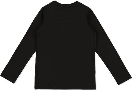 T-Shirt Ronde Hals Baroque - maat 8J / 128cm Zwart