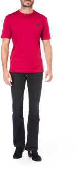 T-Shirt Ronde Hals Bordeaux