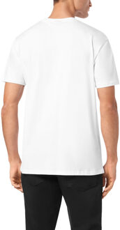 T-Shirt Ronde Hals Crest - maat L Wit