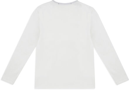 T-Shirt Ronde Hals Crest Wit