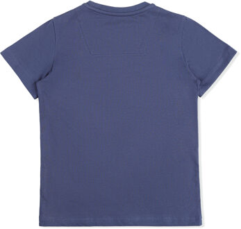 T-Shirt Ronde Hals Donkerblauw - 10J / 140cm