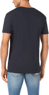 T-Shirt Ronde Hals Donkerblauw - 2XL