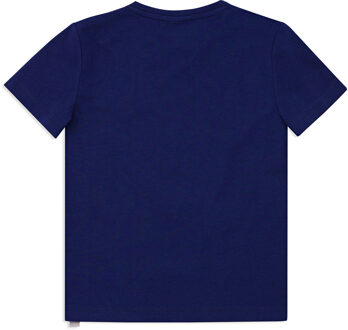T-Shirt Ronde Hals Donkerblauw - 8J / 128cm