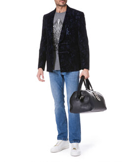 T-Shirt Ronde Hals Donkergrijs - S