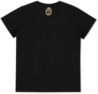 T-Shirt Ronde Hals Double B - maat 10J / 140cm Zwart