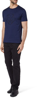 T-Shirt Ronde Hals Lion Donkerblauw - S