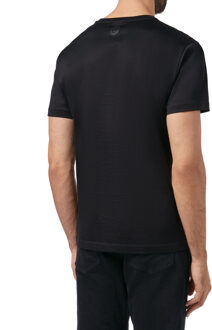 T-Shirt Ronde Hals Lion - maat XS Zwart