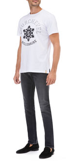 T-Shirt Ronde Hals - maat 2XL Wit