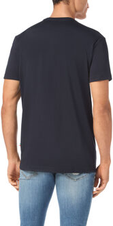 T-Shirt Ronde Hals - maat 4XL Donkerblauw