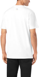 T-Shirt Ronde Hals - maat 4XL Wit