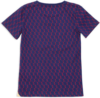 T-Shirt Ronde Hals - maat 6J / 116cm Donkerblauw