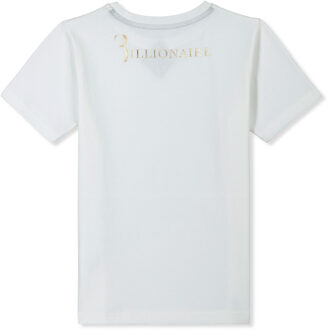 T-Shirt Ronde Hals - maat 8J / 128cm Wit