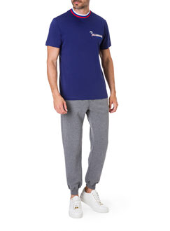 T-Shirt Ronde Hals - maat S Donkerblauw