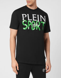 T-Shirt Ronde Hals - maat XS Zwart