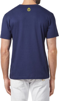 T-Shirt Ronde Hals Palms Donkerblauw - XS