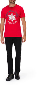 T-Shirt Ronde Hals Rood