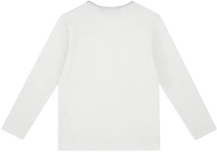 T-Shirt Ronde Hals Statement Wit