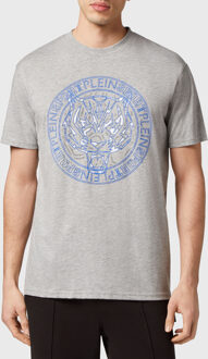 T-Shirt Ronde Hals Tiger Grijs - 2XL