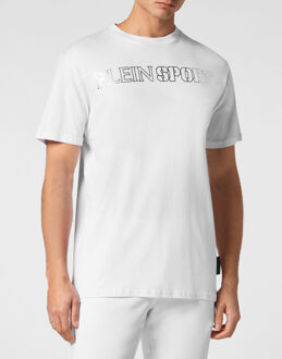 T-Shirt Ronde Hals Tiger - maat L Wit