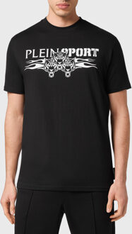 T-Shirt Ronde Hals Tiger - maat Zwart/wit