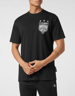 T-Shirt Ronde Hals Tiger - maat Zwart