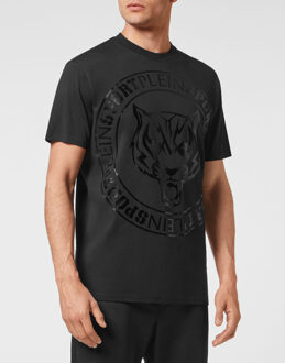 T-Shirt Ronde Hals Tiger Zwart - XS