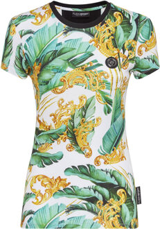 T-Shirt Ronde Hals Veelkleurig - XS