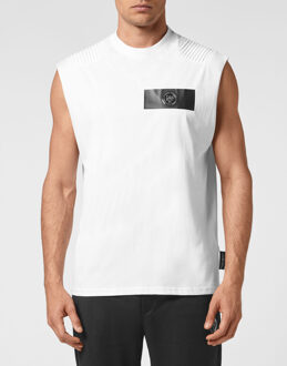 T-Shirt Ronde Hals Wit - S