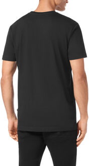 T-Shirt Ronde Hals Zwart - 3XL